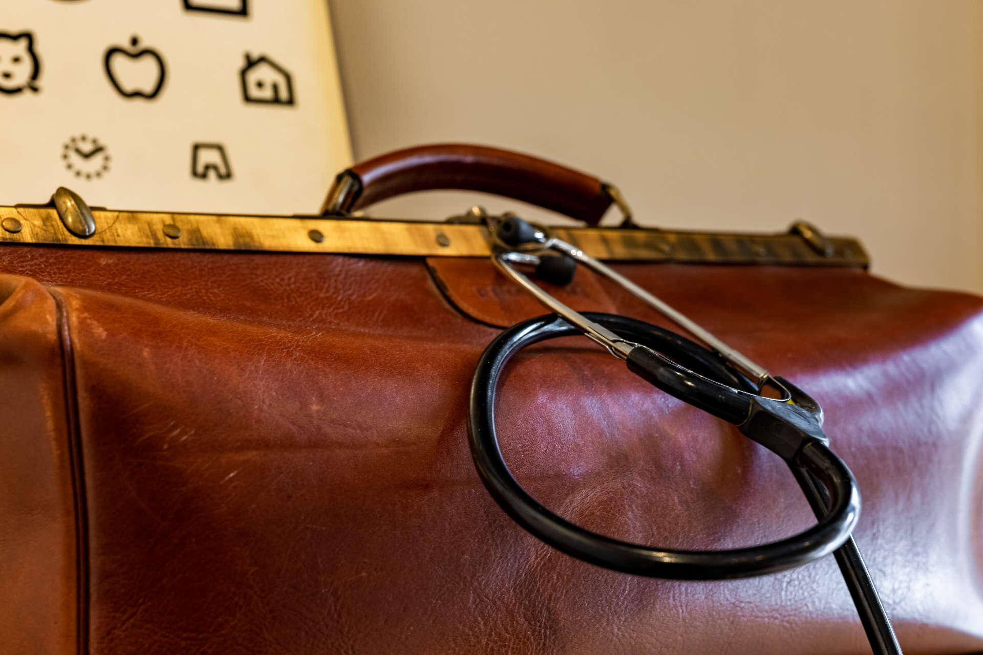 Dokterstas met stethoscoop